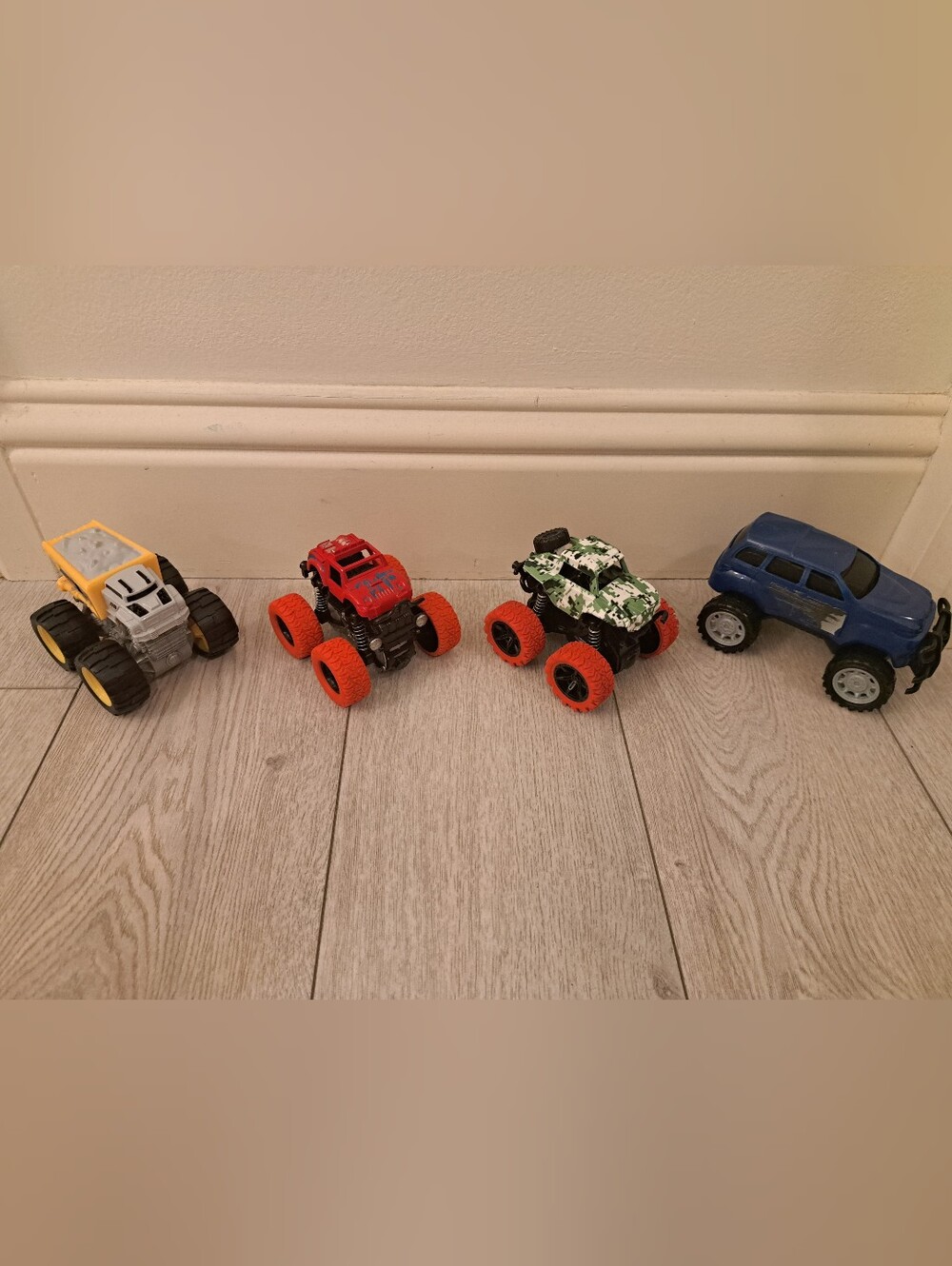 Set Of Kids Monster Trucks Toys